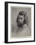 Portrait of Millet, from Crayon Sketch by Himself in 1846-47-Jean Francois I Millet-Framed Giclee Print