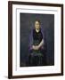 Portrait of Mink with Violet Shawl, 1910-Max Beckmann-Framed Premium Giclee Print
