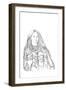 Portrait of 'Mint, Native American Woman, 1841-Myers and Co-Framed Giclee Print