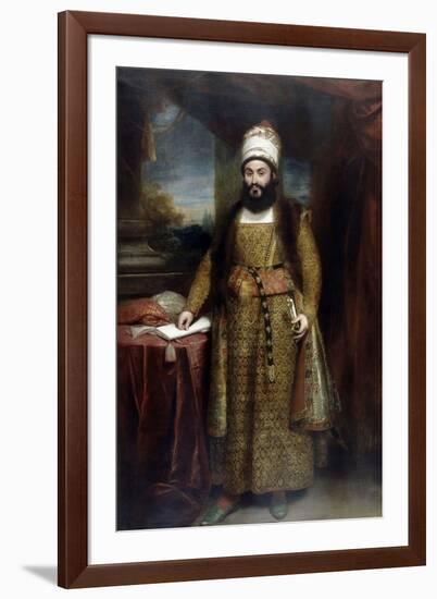 Portrait of Mirza Abul Hasan Khan Ilchi-William Beechey-Framed Giclee Print