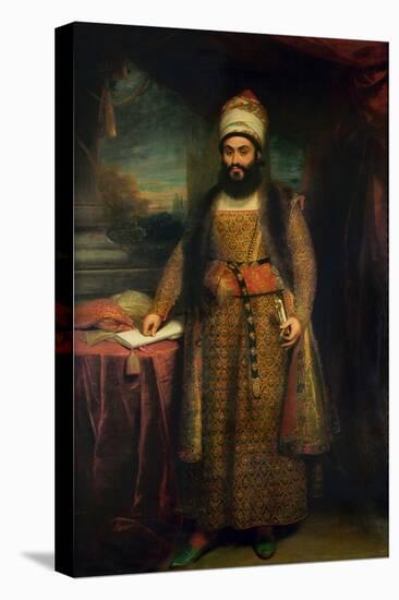 Portrait of Mirza Abul Hassan-Sir William Beechey-Stretched Canvas