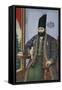 Portrait of Mirza Taqi Khan, Attributed to Muhammad Hasan Afshar, Persia, circa 1850-Muhammad Hasan Afshar-Framed Stretched Canvas