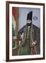 Portrait of Mirza Taqi Khan, Attributed to Muhammad Hasan Afshar, Persia, circa 1850-Muhammad Hasan Afshar-Framed Giclee Print