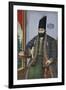 Portrait of Mirza Taqi Khan, Attributed to Muhammad Hasan Afshar, Persia, circa 1850-Muhammad Hasan Afshar-Framed Giclee Print