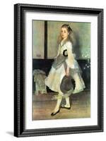 Portrait of Miss Alexander-James Abbott McNeill Whistler-Framed Art Print