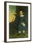 Portrait of Miss Annis Griffen, 1846-Joseph Goodhue Chandler-Framed Giclee Print