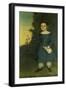 Portrait of Miss Annis Griffen, 1846-Joseph Goodhue Chandler-Framed Giclee Print