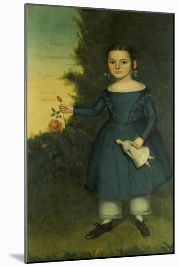 Portrait of Miss Annis Griffen, 1846-Joseph Goodhue Chandler-Mounted Giclee Print