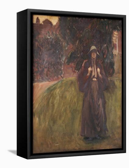 Portrait of Miss Clementine Anstruther-Thomson-John Singer Sargent-Framed Stretched Canvas