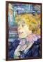 Portrait of Miss Dolly-Henri de Toulouse-Lautrec-Framed Art Print