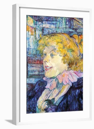 Portrait of Miss Dolly-Henri de Toulouse-Lautrec-Framed Art Print