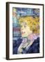 Portrait of Miss Dolly-Henri de Toulouse-Lautrec-Framed Art Print