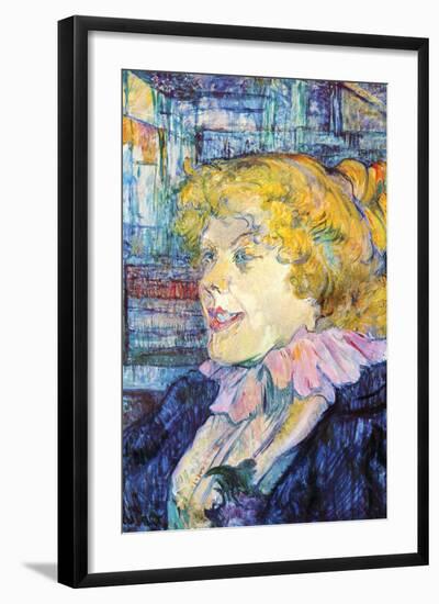 Portrait of Miss Dolly-Henri de Toulouse-Lautrec-Framed Art Print