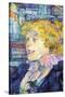 Portrait of Miss Dolly-Henri de Toulouse-Lautrec-Stretched Canvas