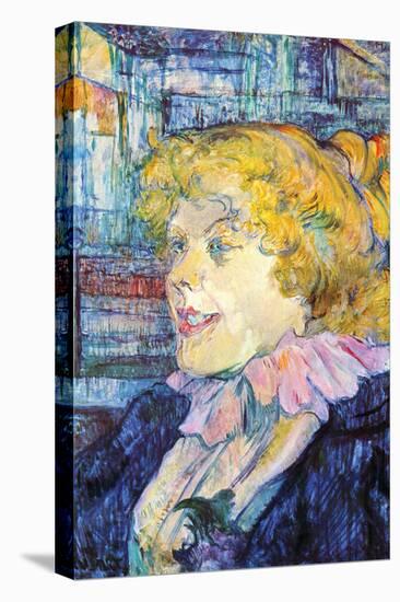 Portrait of Miss Dolly-Henri de Toulouse-Lautrec-Stretched Canvas