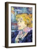 Portrait of Miss Dolly-Henri de Toulouse-Lautrec-Framed Art Print