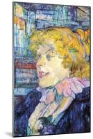 Portrait of Miss Dolly-Henri de Toulouse-Lautrec-Mounted Art Print