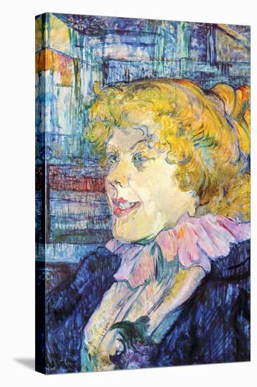 Portrait of Miss Dolly-Henri de Toulouse-Lautrec-Stretched Canvas