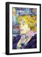 Portrait of Miss Dolly-Henri de Toulouse-Lautrec-Framed Art Print