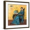 Portrait Of Miss Dora Wheeler-William Merritt Chase-Framed Premium Giclee Print