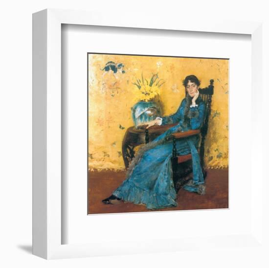 Portrait Of Miss Dora Wheeler-William Merritt Chase-Framed Premium Giclee Print