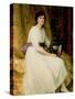 Portrait of Miss Dorothy Dicksee-Frank Bernard Dicksee-Stretched Canvas