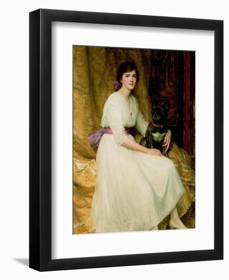 Portrait of Miss Dorothy Dicksee-Frank Bernard Dicksee-Framed Giclee Print