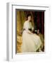 Portrait of Miss Dorothy Dicksee-Frank Bernard Dicksee-Framed Giclee Print