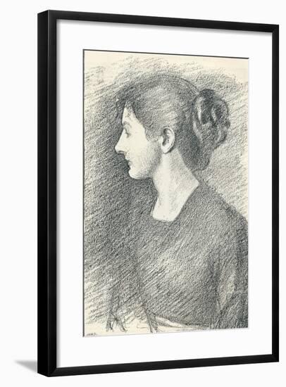 'Portrait of Miss Emma Froude', c1893-Philip Wilson Steer-Framed Giclee Print