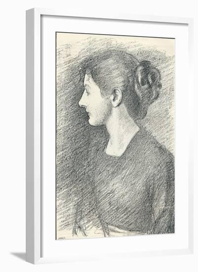 'Portrait of Miss Emma Froude', c1893-Philip Wilson Steer-Framed Giclee Print