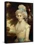 Portrait of Miss Frances Beresford-John Hoppner-Framed Stretched Canvas