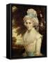 Portrait of Miss Frances Beresford-John Hoppner-Framed Stretched Canvas