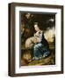 Portrait of Miss Frances Warren-Joseph Wright-Framed Giclee Print