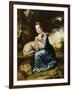 Portrait of Miss Frances Warren-Joseph Wright-Framed Giclee Print