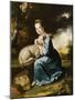 Portrait of Miss Frances Warren-Joseph Wright-Mounted Giclee Print