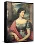 Portrait of Miss Jane Puxley, 1826-John Linnell-Framed Stretched Canvas