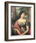 Portrait of Miss Jane Puxley, 1826-John Linnell-Framed Giclee Print