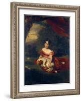 Portrait of Miss Julia Beatrice Peel-Thomas Lawrence-Framed Giclee Print