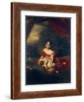 Portrait of Miss Julia Beatrice Peel-Thomas Lawrence-Framed Giclee Print