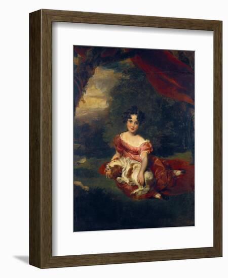 Portrait of Miss Julia Beatrice Peel-Thomas Lawrence-Framed Giclee Print