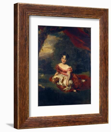 Portrait of Miss Julia Beatrice Peel-Thomas Lawrence-Framed Giclee Print