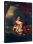 Portrait of Miss Julia Beatrice Peel-Thomas Lawrence-Stretched Canvas