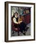 Portrait of Miss Lily Walton by Suzanne Valadon, 1922-null-Framed Giclee Print