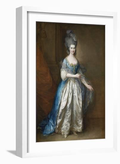 Portrait of Miss Read, Later Mrs William Villebois, Ca 1776-Thomas Gainsborough-Framed Giclee Print