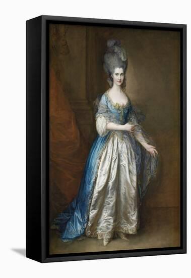 Portrait of Miss Read, Later Mrs William Villebois, Ca 1776-Thomas Gainsborough-Framed Stretched Canvas
