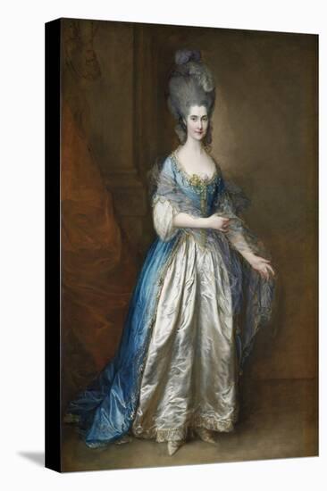 Portrait of Miss Read, Later Mrs William Villebois, Ca 1776-Thomas Gainsborough-Stretched Canvas