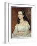 Portrait of Miss Siccoli, 1866-Giovanni Fattori-Framed Giclee Print