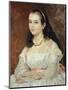 Portrait of Miss Siccoli, 1866-Giovanni Fattori-Mounted Giclee Print
