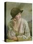 Portrait of Miss Sinclair-Sir William Orpen-Stretched Canvas