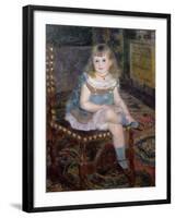 Portrait of Mlle. Georgette Charpentier, 1876-Pierre-Auguste Renoir-Framed Giclee Print